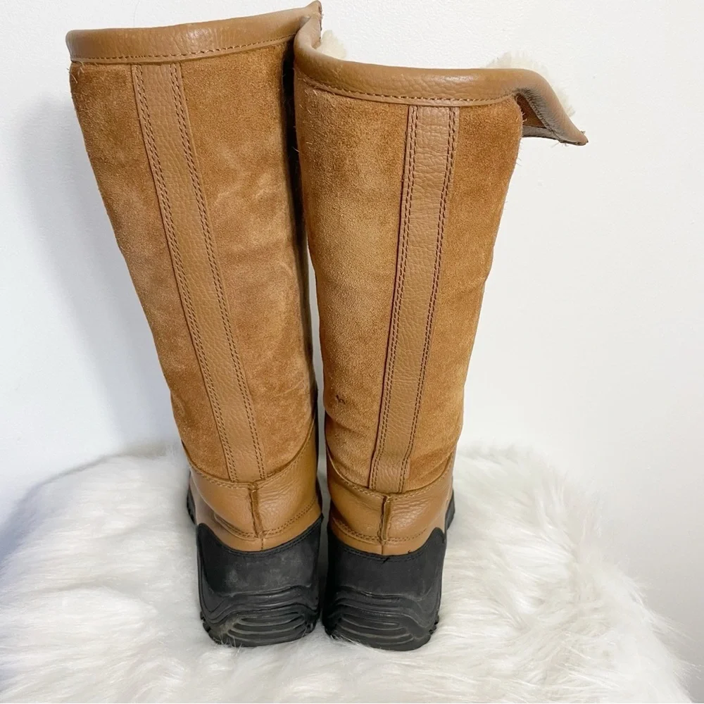 Ugg Adirondack Tall Winter Boot Shearling Vibram Outsole Size 8 - Picture 9 of 16